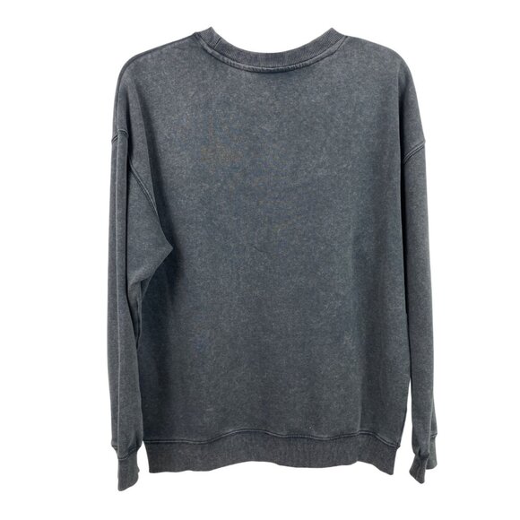 The Rolling Stones Wild Horses Gray Graphic Sweatshirt Womens XS Distressed - Picture 2 of 6